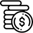 Icône - Une pile de pièces